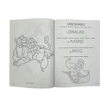 ディズニープリンセス (A) 80pg ぬりえ カラーリングブック 14607a 輸入品 インポート Disney ディズニー ぬり絵 英語 知育玩具 海外 女の子 おもちゃ おうち時間 キャラクター 雑貨 グッズ 景品 プレゼント メール便配送