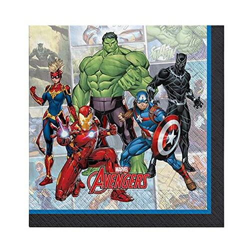 輸入品 男の子 かっこいい パーティーグッズ アベンジャーズ ペーパーナプキン L 16枚入り ナプキン 使い捨て デコパージュ メール便配送 Marvel 黄アイアンマン 誕生日 パーティー 最大59 オフ ハルク ハンドメイド インポート 飾り付け ディズニー インテリア