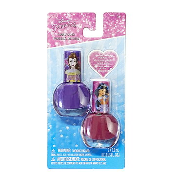 ディズニープリンセス ネイル 2本 セット 14703 ベル ジャスミン ディズニー マニキュア 子供用 子ども キッズ お化粧 キッズネイル キッズコスメ グッズ おもちゃ おしゃれ 輸入品 インポート メール便配送