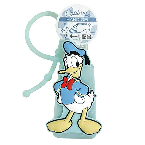 ケース付 ハンドジェル クール （ドナルドダック）メントール入り 15833 衛生雑貨 衛生グッズ 衛生 ハンドサニタイザー アルコールジェル 手指用 手指消毒 清涼 清涼感 ディズニー ドナルド グッズ 携帯用 かわいい 清潔 送料込み SHO-BI DN19715のサムネイル