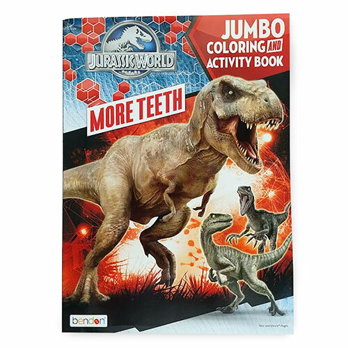 ジュラシックワールド ぬりえ 15992 Jurassic World Coloring Book 恐竜 きょうりゅう かっこいい 塗り絵 英語 知育玩具 海外 男の子 おもちゃ 映画 ジュラシックパーク キャラクター 雑貨 グッズ ギフト プレゼント 輸入品 インポート