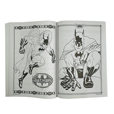 バットマン ぬりえ カラーリングブック 15391 DCコミックス ヒーロー かっこいい 塗り絵 英語 ぬり絵 迷路 スーパーマン 知育玩具 海外 男の子 おもちゃ キャラクター 雑貨 グッズ ギフト プレゼント 輸入品 インポート
