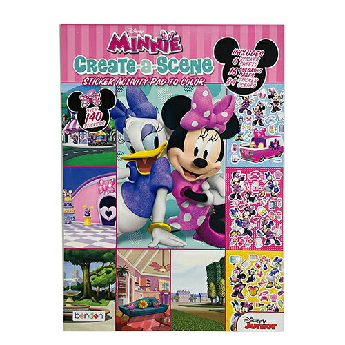 ミニー ぬりえ シールアクテビティ ブック ステッカー ぬり絵 塗り絵 英語 かわいい クリエイティブ おうち遊び ピンク ディズニー ミニーちゃん デイジー インポート 輸入品 おもちゃ キャラクター グッズ 雑貨 日本代購流行生活代購館 Myjp 日本代購