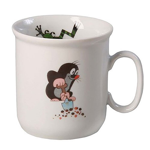 Rakuten - クルテク マグカップ S ( 穴掘り ) pud859 KRTEK Thun社 食器 チェコ もぐらのクルテク カップ コップ 小さめサイズ おしゃれ かわいい プレゼント 絵本 キャラクター 雑貨 グッズ PCL5174101