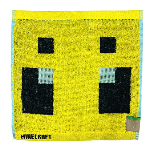マインクラフト ミニタオル ( ハチ ) 16829 マイクラ ハンドタオル 手拭き 汗ふき 綿 薄手 グッズ Minecraft ゲーム キッズ 男の子 かっこいい ゲームキャラ マイクラグッズ はち Mob モブ キャラクター MCT-MTL-HA