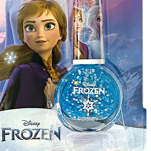 アナと雪の女王 はがせるマニキュア ( ラメブルー ) 16863 マニキュア ネイル はがせる ラメ きらきら 青 ホログラム 透明 コスメ キッズコスメ 子供 おしゃれ かわいい 幼児 女の子 景品 お祭り ギフト ディズニー アナ雪 キャラクター グッズ 雑貨 SHO-BI DN39872