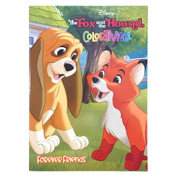 きつねと猟犬 ぬりえ カラーリングブック 17078b 塗り絵 英語 ぬり絵 知育玩具 海外 女の子 おもちゃ キャラクター コッパー トッド ディズニー Disney 80pg The Fox and the Hound Coloring Book グッズ 海外 輸入品 インポート MADE IN U.S.A