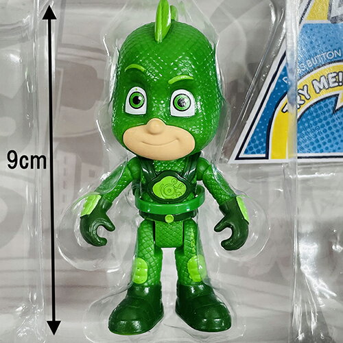 パジャマスク フィギュア セット ( ゲッコー ) 17224c PJMASKS フィギュア 光る キャラクター グッズ ヒーロー こども キッズ 幼児 緑 グリーン かわいい かっこいい アニメ ディズニージュニア しゅつどう！パジャマスク 忍者 輸入品 インポート