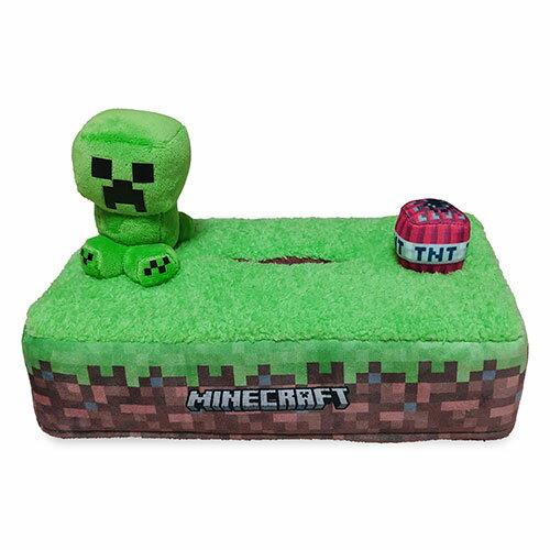 マインクラフト ティッシュケース ジオラマティッシュケース ( クリーパー & エンダーマン セット ) yts0536 マイクラ グッズ ボックスティッシュケース ぬいぐるみ TNT 草ブロック インテリア 生活雑貨 ゲーム キャラクターグッズ 雑貨 Minecreft Creeper Enderman Mob [2]