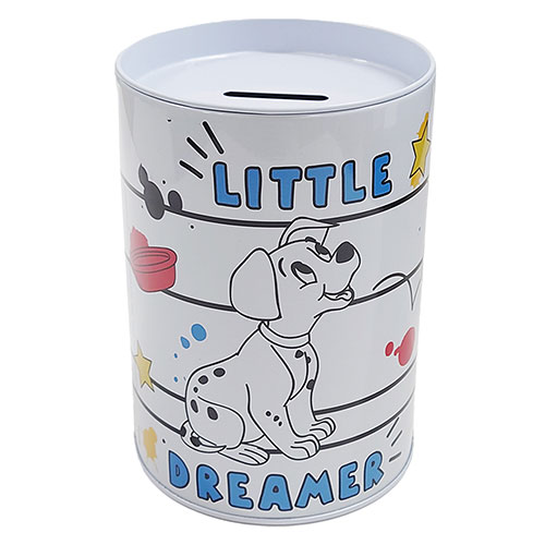 101匹わんちゃん 貯金箱 ( ホワイト/HEY ) 17339a One Hundred and One Dalmatians ちょきんばこ バンク 缶 Disney Saving Bank ディズニー キャラクター ダルメシアン 犬 雑貨 グッズ インポート [3]
