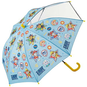 パウパトロール 子供用 傘 45cm 16332 パウパト グッズ 雨具 レイングッズ かさ 雨傘 グラスファイバー 手開き こども 幼児 園児 小学生 学童 男の子 かわいい 水色 かっこいい チェイス マーシャル ラブル スカイ エベレスト スケーター アニメ キャラクター 雑貨【10p】