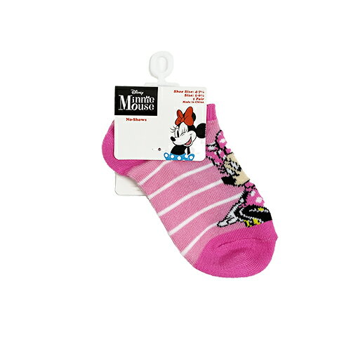 ミニー 靴下 ( ピンク ／ 6 - 8 1/2インチ ) 17345i Minnie Mouse Disney ディズニー 子供 くつした アンクルソックス くるぶし ソックス 女の子 幼児 キャラクター グッズ Socks 輸入品 インポート 1