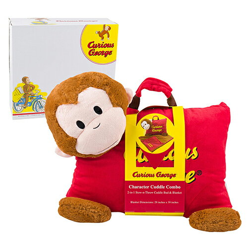 おさるのジョージ ボックス入り ブランケット 17582 Curious George ブランケット ひざ掛け 毛布 ぬいぐるみ ふわふわ ジョージ 海外 インポート グッズ 輸入品 輸入雑貨