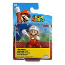 スーパーマリオ フィギュア 2.5”(A) ファイアマリオ 17606a マリオ SUPERMARIO Fire Mario おもちゃ 人形 ミニフィギュア キ...