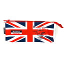 Bandiera ( バンディエラ ) ペンポーチ UK 5639 (BN-002) 筆箱 ふでばこ ペンケース ファスナー イギリス 国旗 ユニオンジャック ...