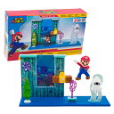 スーパーマリオ 10pc プレイセット マリオ付き ( 水中 ) 17609 アメリカ マリオ SUPERMARIO おもちゃ 背景 ジオラマ ミニフィギュア ...