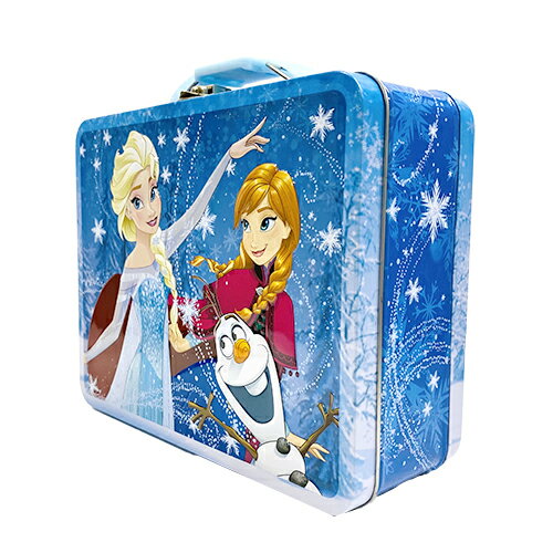 アナと雪の女王 缶 ボックス ( ライトブルー 3人 ) 17798a 小物入れ ケース 箱 BOX...