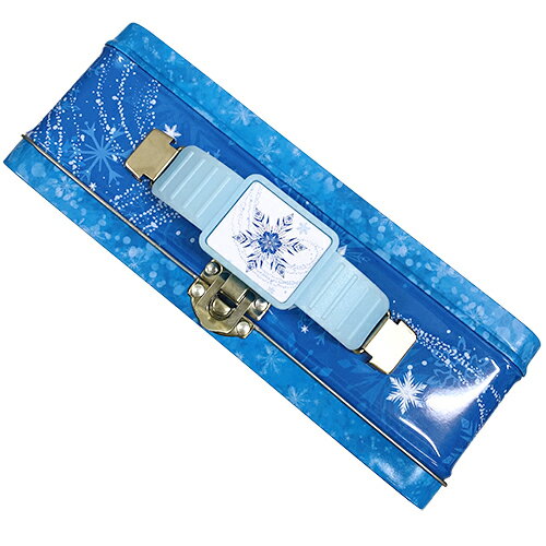 アナと雪の女王 缶 ボックス ( ライトブルー 3人 ) 17798a 小物入れ ケース 箱 BOX...