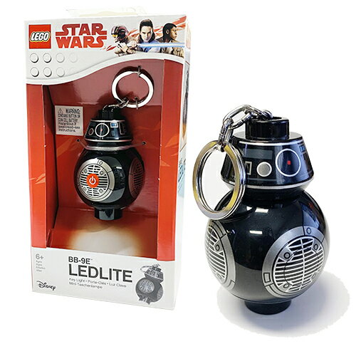 レゴ スターウォーズ BB-9E LED キーライト 17899 おもちゃ STARWARS LEGO キーリング キーチャーム キーホルダー 光る ドロイド ブラック 黒 輸入品 インポート USA