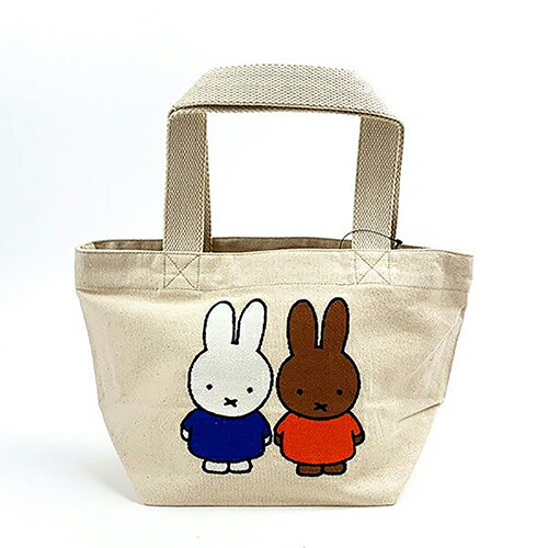 ミッフィー 刺繍 ランチトート （ミッフィー＆メラニー） 17948 MIFFY バッグ かばん ランチバッグ トートバッグ かわいい 刺繍 キャラクター 雑貨 グッズ DBM-860