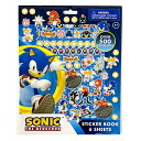 ソニック ステッカー ブック OVER500 6シート 18112 シール シールセット ステッカーセット ごほうびシール SONIC THE HEDGEHOG...