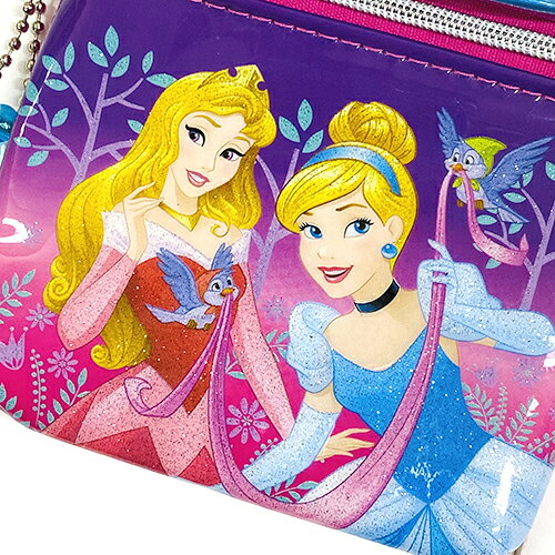 ディズニープリンセス ショルダー ミニ ポーチ ( 王冠 2プリ ) 18141 バッグ かわ...