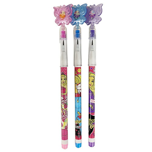 Barbie ロケット 鉛筆 3本入り yts0820 えんぴつ エンピツ 文具 文房具 ステーショナリー バービー 女の子 かわいい ピンク プレゼント プチ...