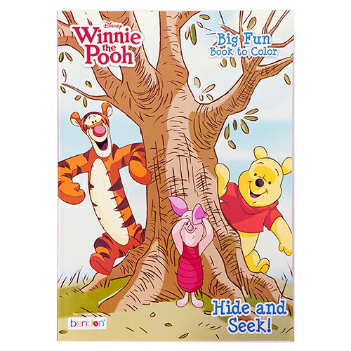 くまのプーさん ぬりえ ( Hide and Seek ) 18366 Winnie the Pooh プー プーさん ぬり絵 カラーリングブック おもちゃ キッズ 子供 ディズニー Disney Colortivity 英語 English キャラクター グッズ 輸入品 インポート