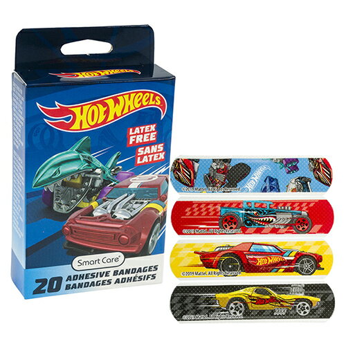 ホットウィールズ 絆創膏 20枚入り 18392 HOT WHEELS 車 乗り物 のりもの ばんそうこう キャラクター キッズ 子供 子ども こども 男の子 ...