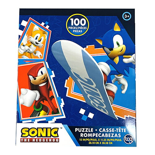 ソニック ジグソーパズル (100 ピース ) 18430a ジグソーパズル Sonic ソニックザヘッジホッグ 知育 おうち遊び 子供 あそび キッズ 幼児 ...