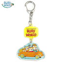 リチャード・スキャリー 2連アクリルキーホルダー ( ネコ一家のくるま ) 18564 Richard Scarry アクキー キーホルダー キーチェーン 絵本...