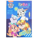 パウパトロール ぬりえ DOT・TO・DOT ( TEAM PAW ブルー ) 18719a パウパト グッズ 塗り絵 ぬり絵 点結び 英語 ワーク ドリル 知...