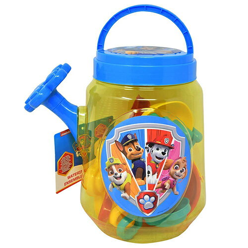 パウパトロール おもちゃ お砂場遊び セット ( イエロー )18731 お砂場セット 男の子 女の子 バケツ シャベル スコップ ふるい ジョウロ 型抜き 砂...