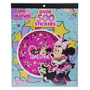 ミニー ステッカーブック 6シート OVER500 18746 シール ステッカー ご褒美シール ごほうび Disney ミニーマウス かわいい キャラクター ...