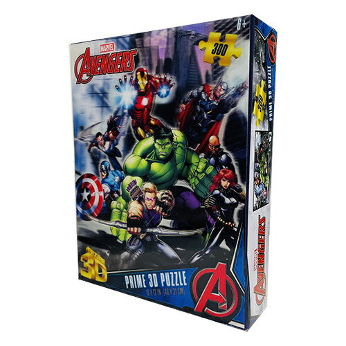 アベンジャーズ 300ピース 3D パズル ( 背景 ブルー ) 18859a ジグソーパズル 小学生 幼児 大人 知育 おもちゃ マーベル アメコミ ヒーロー...