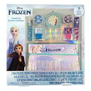 アナと雪の女王 フリンジポーチ付き コスメティック セット 9ピース 18875 キッズコスメ ネイル マニキュア リップ グロス グリッター フラットポーチ ...
