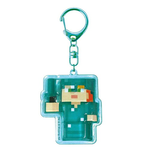 マインクラフト ぷっくりったい キーホルダー ( アレックス ) 18984 マイクラ グッズ Minecraft ゲーム キャラクター マイクラグッズ Mob キーチャーム キーチェーン キーホルダー かわいい ゲームキャラ 雑貨 アイテム CPU1-MCT-AL