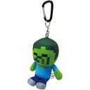 マインクラフト カラビナ付き マスコット ( ゾンビ ) 18993 マイクラ グッズ Minecraft ゲーム キャラクター マイクラグッズ Zombie ...