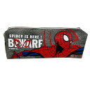 スパイダーマン ペン ケース 小 ( BK ) 19035b ペンケース 筆入れ 筆箱 文房具 ステーショナリー ペンポーチ 男の子 かっこいい 黒 ブラック ...