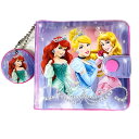 ディズニープリンセス 2つ折り 財布 ( パープル シンデレラ 真ん中 )19047 お財布 おさいふ ウォレット コインパース 札入れ ピンク プリンセス 女...
