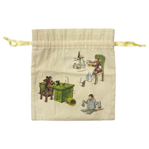 おさるのジョージ 巾着 ( ジョージの生活 ) 19054 ジョージ グッズ 雑貨 布 巾着袋 ふくろ 袋 小物入れ ポーチ かわいい 生成 刺繍 ワンポイント アニメ キャラクター キュリアスジョージ おさるのジョージ 巾着 ( ジョージの生活 ) 19054 ジョージ グッズ 雑貨 布 巾着袋 ふくろ 袋 小物入れ ポーチ かわいい 生成 刺繍 ワンポイント アニメ キャラクター キュリアスジョージ
