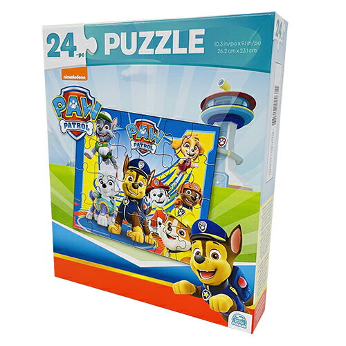パウパトロール おもちゃ パズル ( 24ピース 7匹 ) 19077a ジグソーパズル 易しい おおきい 知育 おうち遊び 並べる パウパト チェイス スカイ...