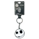 ナイトメア ビフォア クリスマス メタル キーホルダー ( Jack Face ) 19099a THE NIGHTMARE BEFORE CHRISTMAS キーチャーム キーリング かわいい ディズニー キャラクター グッズ ハロウィン 雑貨 インポート 輸入品