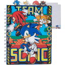 ソニック インデックス付き リングノート 19680 SONIC THE HEDGEHOG グッズ 文具 文房具 ステーショナリー ノート かっこいい 輸入品 ...
