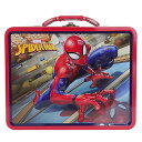 スパイダーマン 缶 トランク ( ビル ) 19837a 小物入れ ケース 箱 BOX マーベル 映画 ヒーロー キャラクター グッズ ティン缶 ブリキ カンカン 輸入品 インポート 雑貨 MARVEL Spiderman Tin Lunchbox 83581