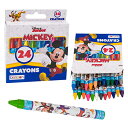 ミッキーマウス クレヨン 24色入り 19853 くれよん 文具 文房具 塗り絵 ぬりえ お絵かき おえかき キャラクター disney ディズニー Micke...