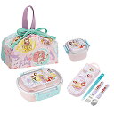 ディズニープリンセス ランチ 4点 セット ( 25 ) 360ml ( 弁当箱 トリオ 巾着 ミニケース ) yts1414 ランチボックス お弁当箱 デザートケース はし 箸 フォーク スプーン ランチ巾着 巾着袋 弁当 グッズ 入園 幼稚園 保育園 かわいい ピンク Disney Princess(3)