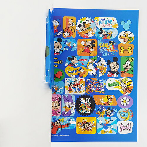 キャラクター雑貨 ポップルのミッキー & ミニー ぬりえ & アクティビティーブック クレヨン シール付き 19799 ぬり絵 カラーリングブック めいろ シール ステッカー ミッキーマウス ミニーマウス ディズニー Disney おもちゃ キッズ 子供 男の子 女の子 キャラクター グッズ 英語 輸入品 60228｜アングル2