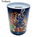 アベンジャーズ 貯金箱 ( ブルー 集合 ) 20072b ちょきんばこ バンク 缶 AVENGERS MECH STRIKE saving bank MARV...