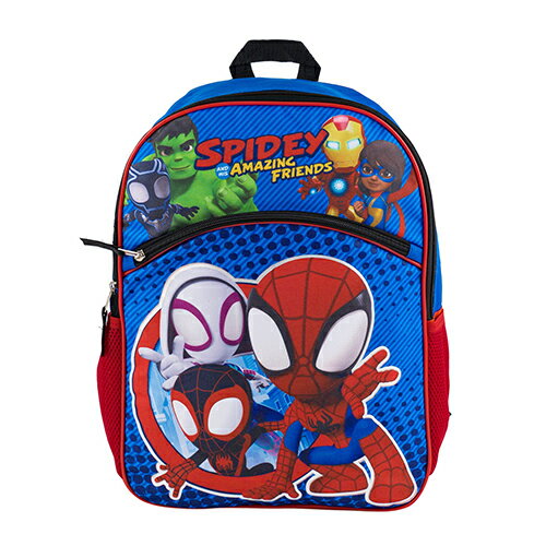 スパイディ リュック 16インチ 20081 スパイディとすごいなかまたち バッグ リュックサック バックパック ブルー 青 MARVEL マーベル キャラクター グッズ 雑貨 キッズ 男の子 Spidey & Friends SPIDER-MAN 16" Backpack 輸入品 インポート USA 83869